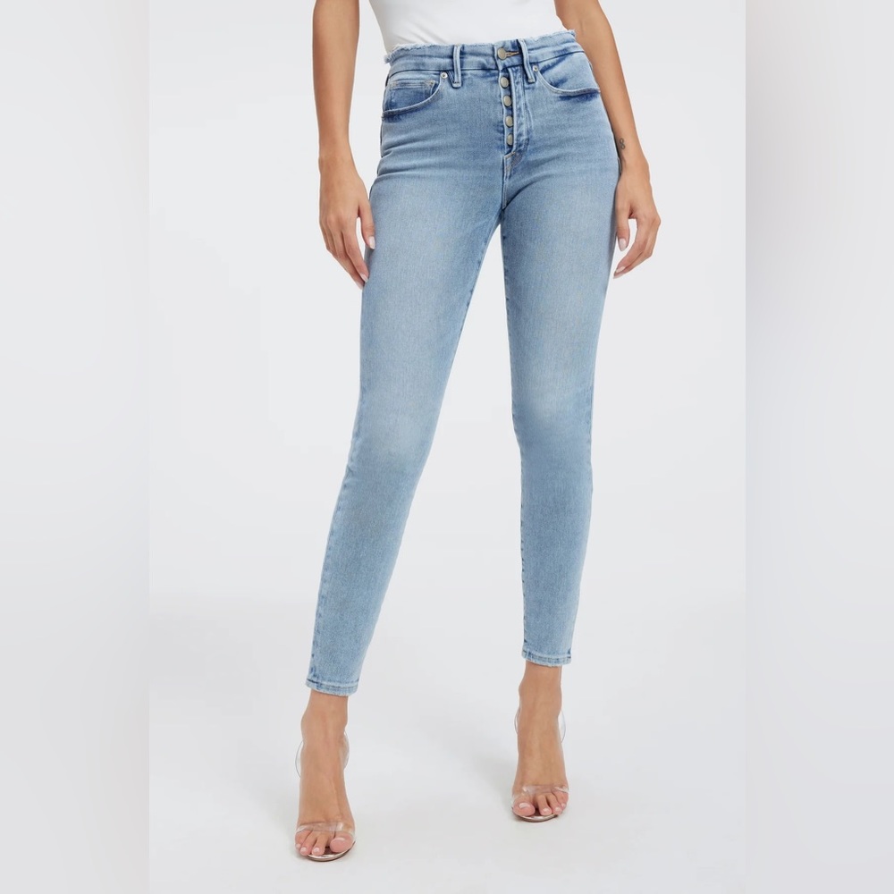 317 NWT Good American Good Legs Skinny Jeans in Indigo317